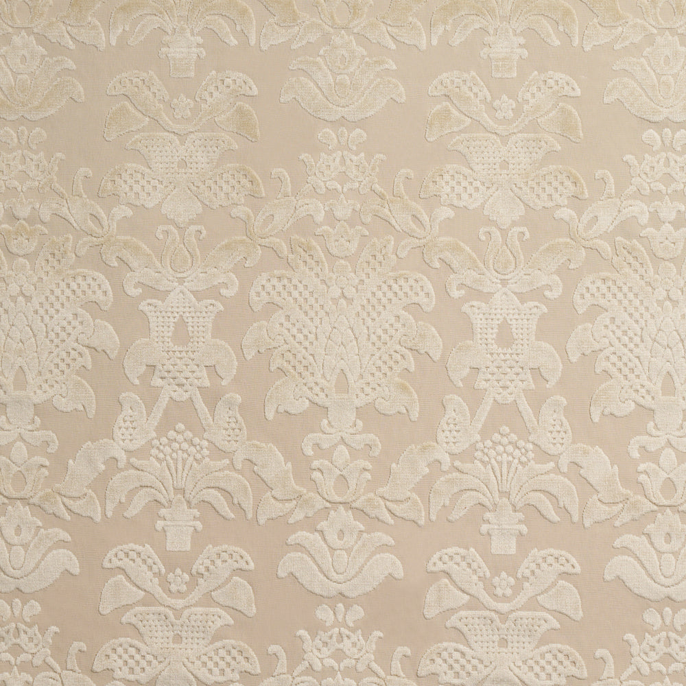 LIMBOURG DAMASK VELVET | Pearl