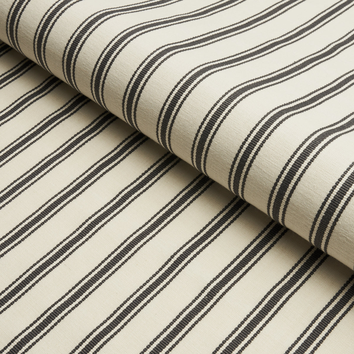 MARQUET TICKING STRIPE | CARBON