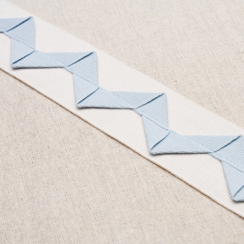 LAZARE APPLIQUÉ TAPE | Sky On Ivory