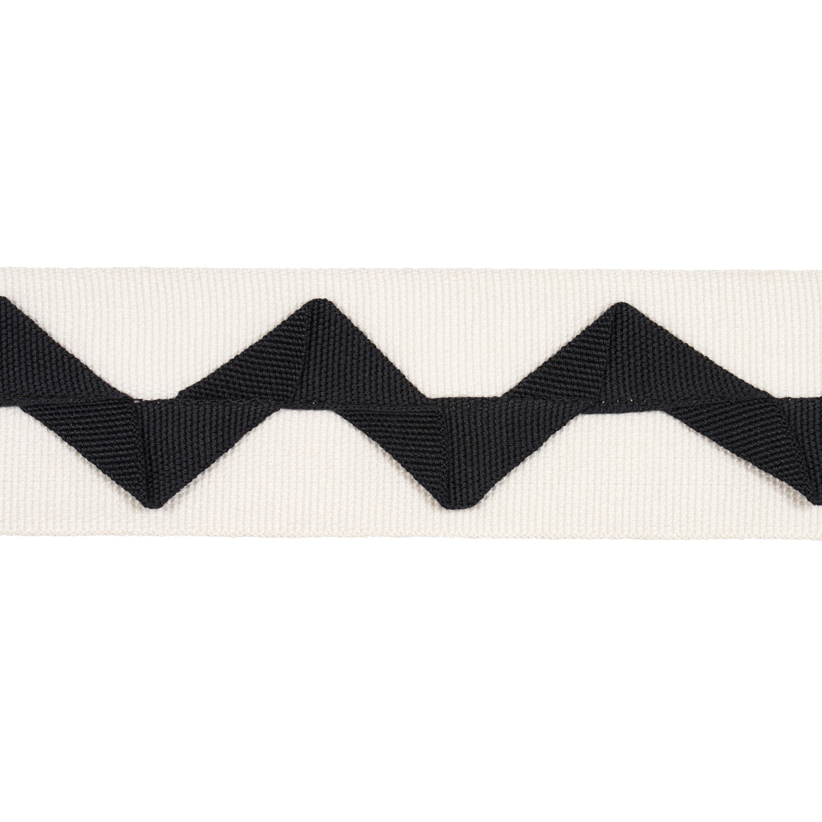 LAZARE APPLIQUÉ TAPE | Black On Ivory