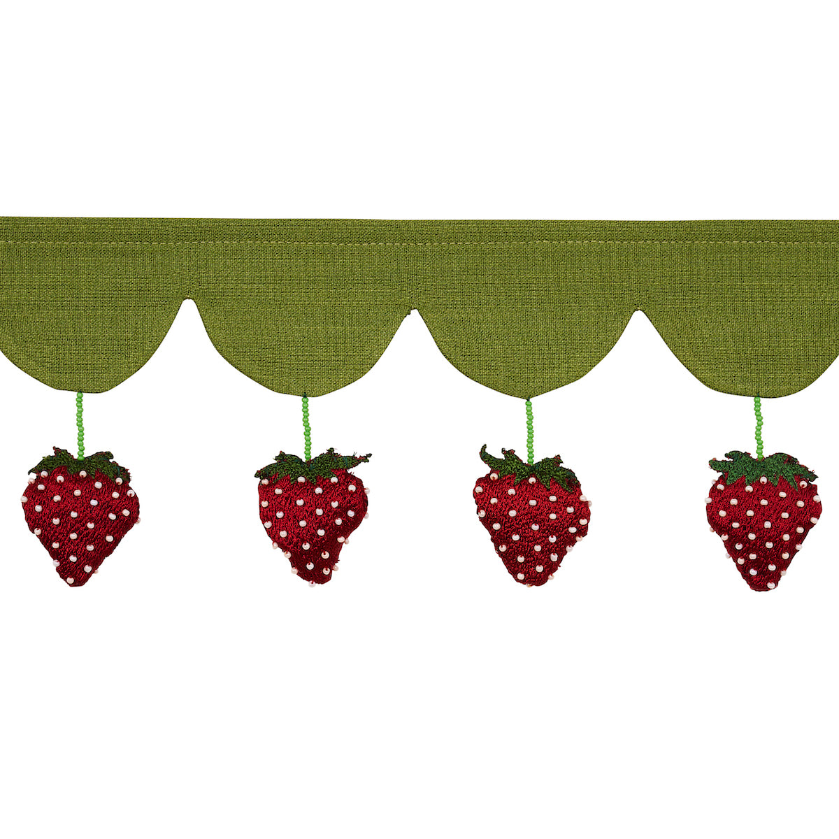 STRAWBERRY JAM TRIM | GREEN