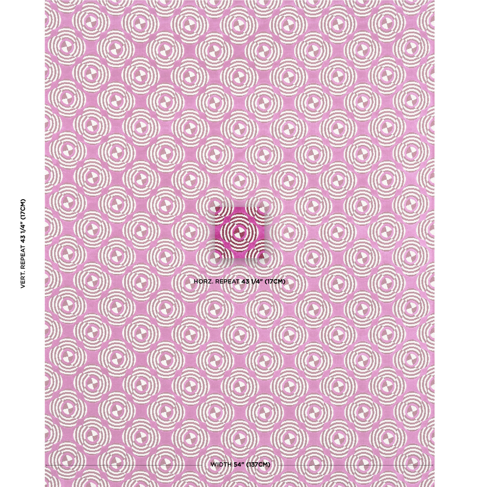 LE MODERNE CUT VELVET | Magenta