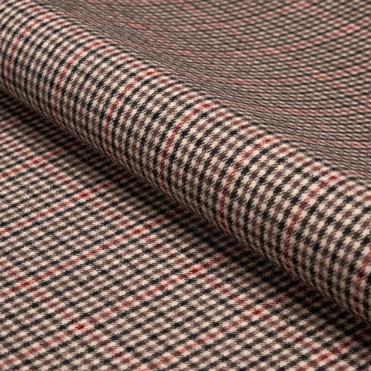 ALDRIDGE WOOL HOUNDSTOOTH | BROWN