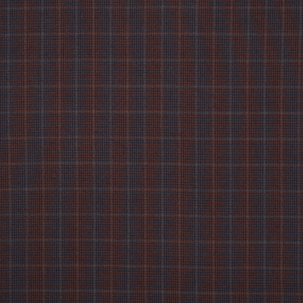 ALDRIDGE WOOL HOUNDSTOOTH | Burgundy