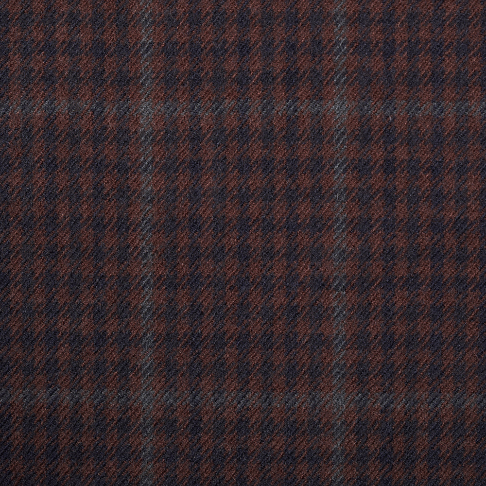 ALDRIDGE WOOL HOUNDSTOOTH | Burgundy