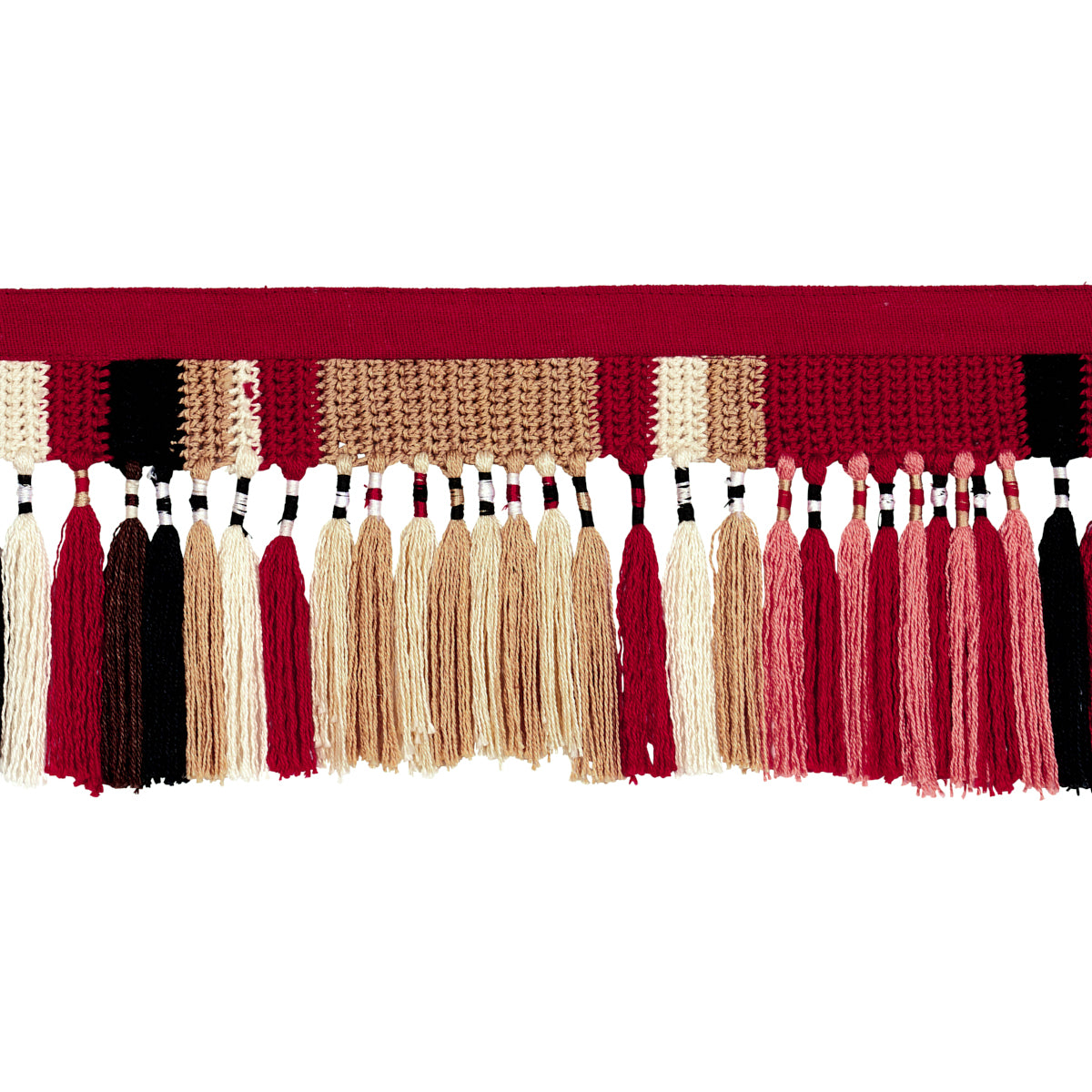 EL MOROCCO HANDMADE TASSEL TRIM | Warm Multi