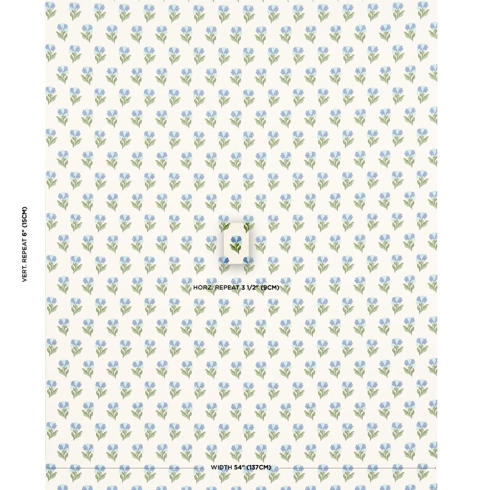 ROSINA FLORAL | Cornflower