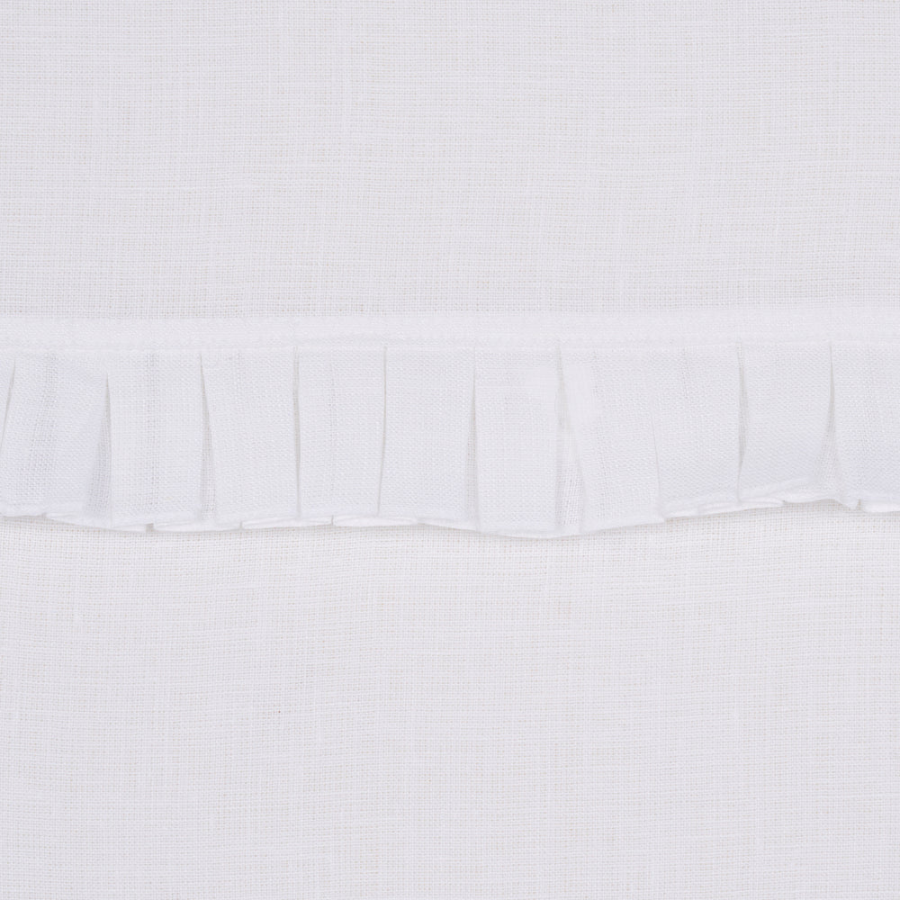 DOROTHY PLEATED LINEN | Ivory