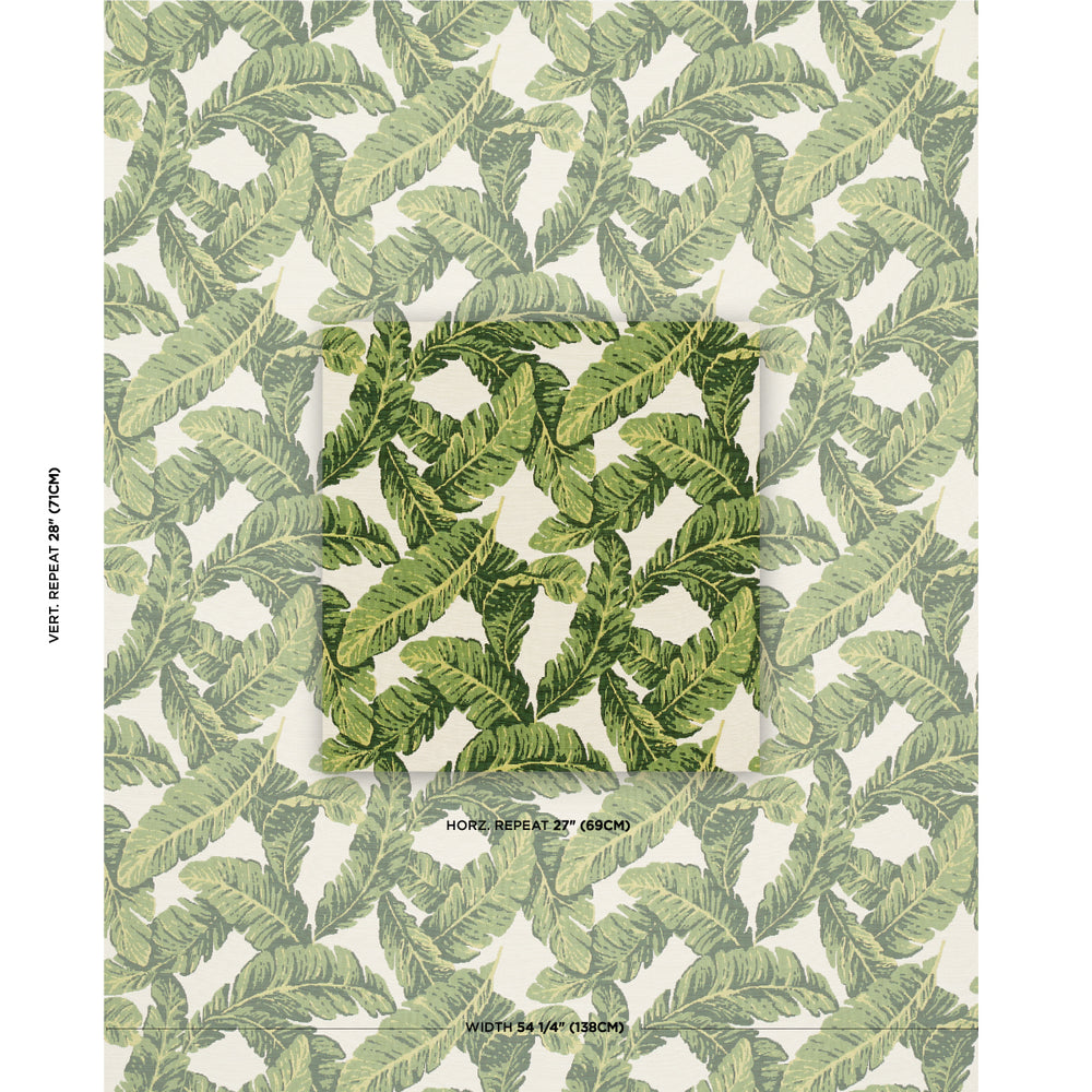 TROPICAL LEAF INDOOR/OUTDOOR | Green