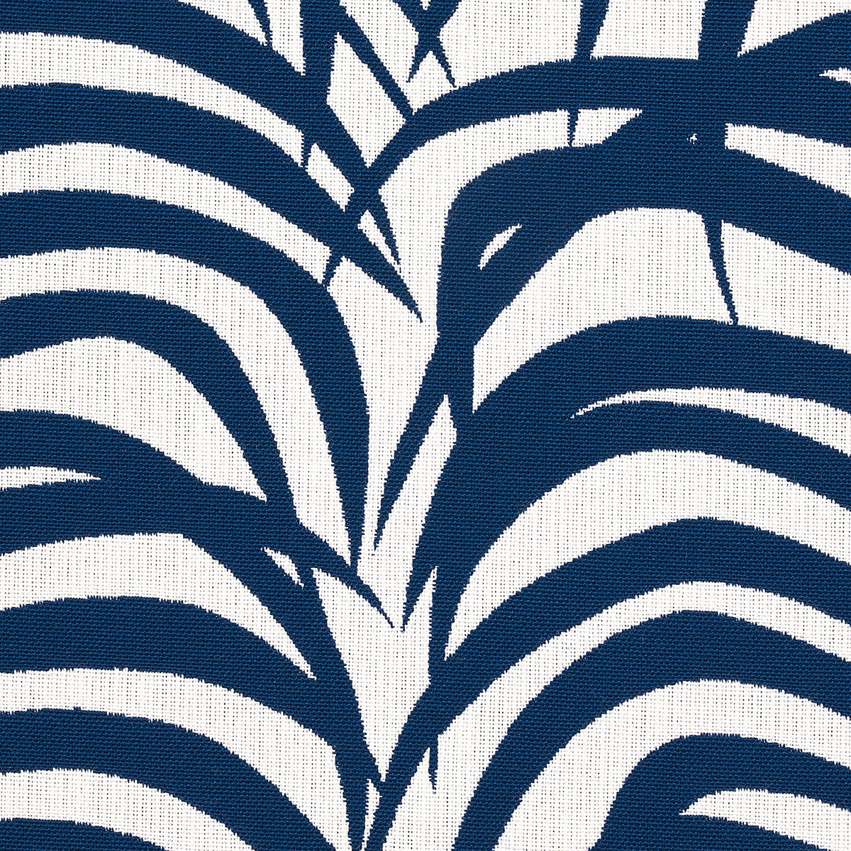 ZEBRA PALM INDOOR/OUTDOOR | NAVY