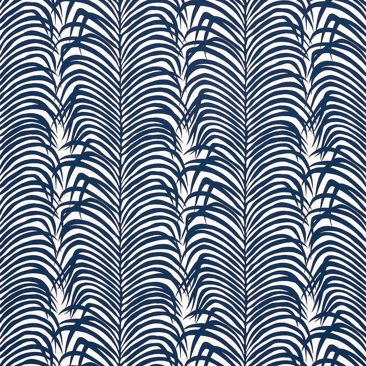 ZEBRA PALM INDOOR/OUTDOOR | Navy