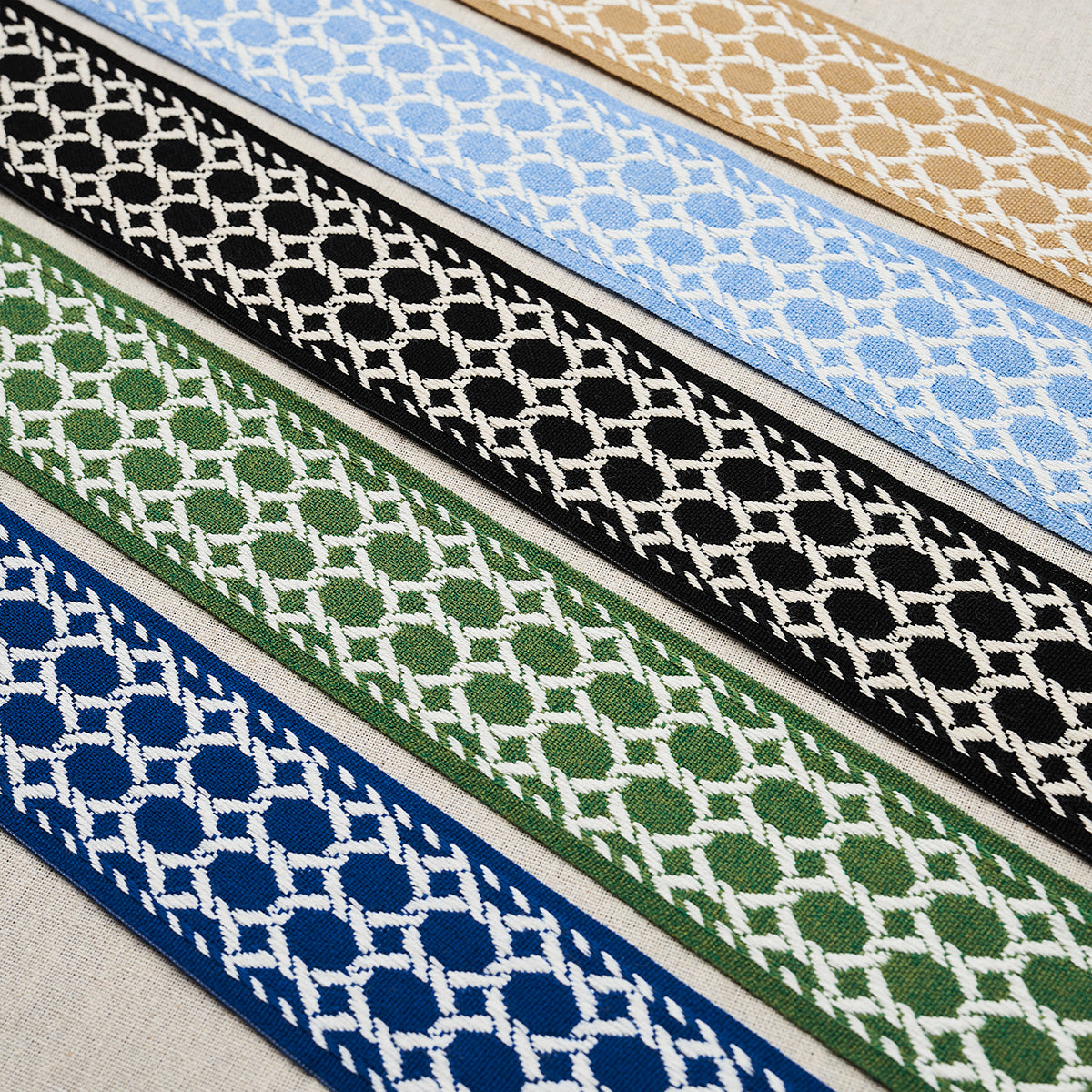 LATTICE INDOOR/OUTDOOR TAPE | CHAMBRAY