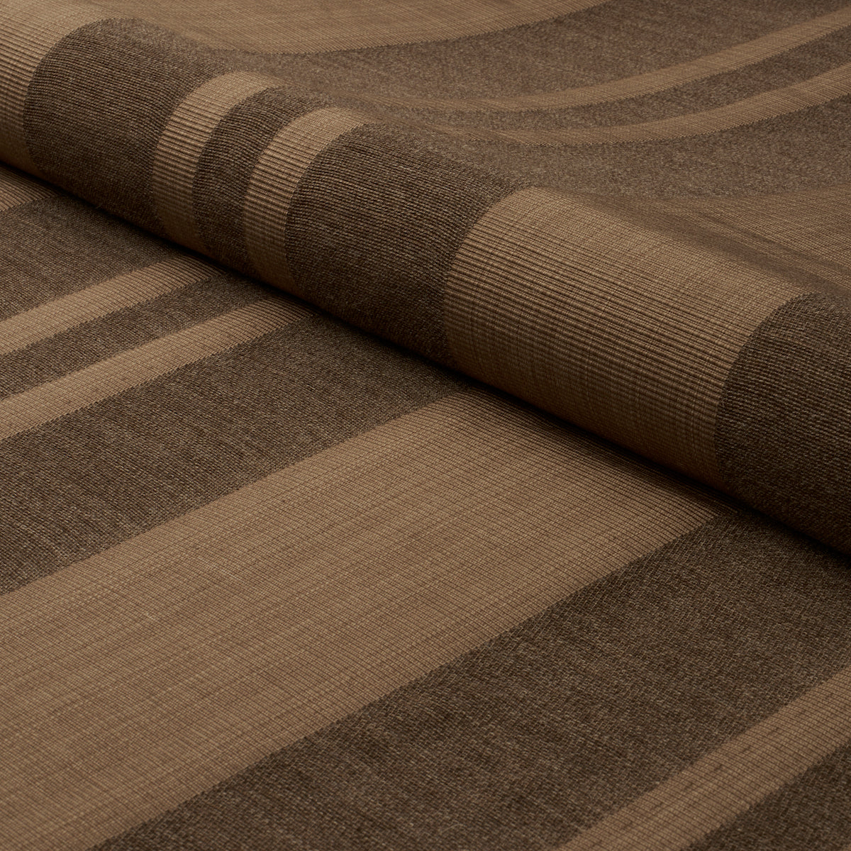 SIMON WOOL LINEN STRIPE | Brown