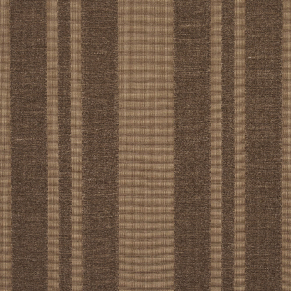 SIMON WOOL LINEN STRIPE | Brown