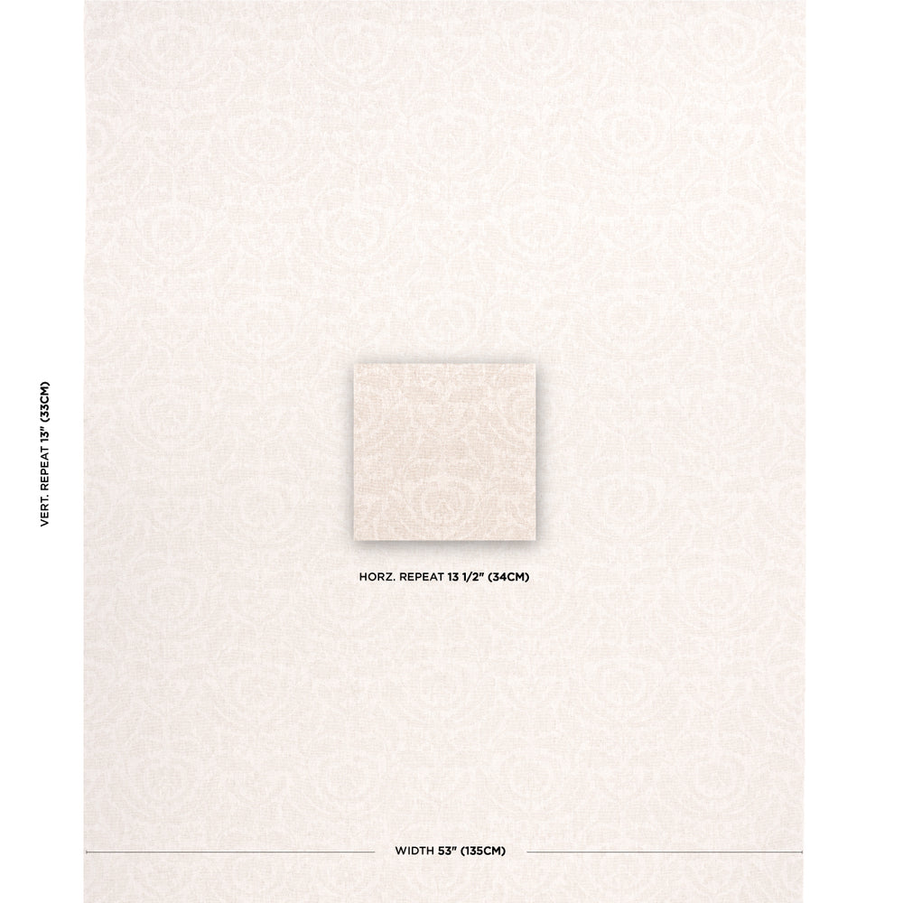 FLORA CASHMERE DAMASK | Natural