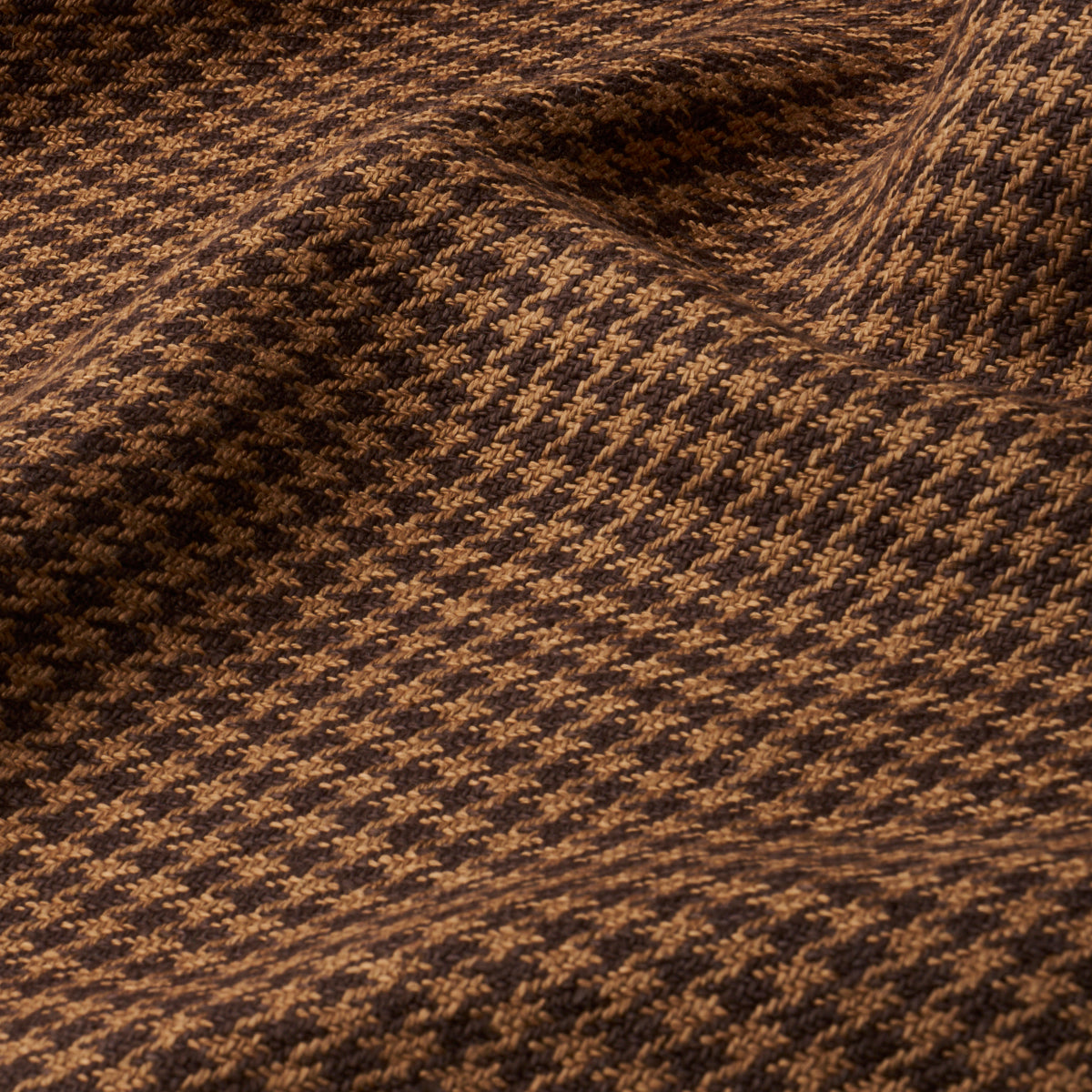 LOTTI LINEN HOUNDSTOOTH | Brown