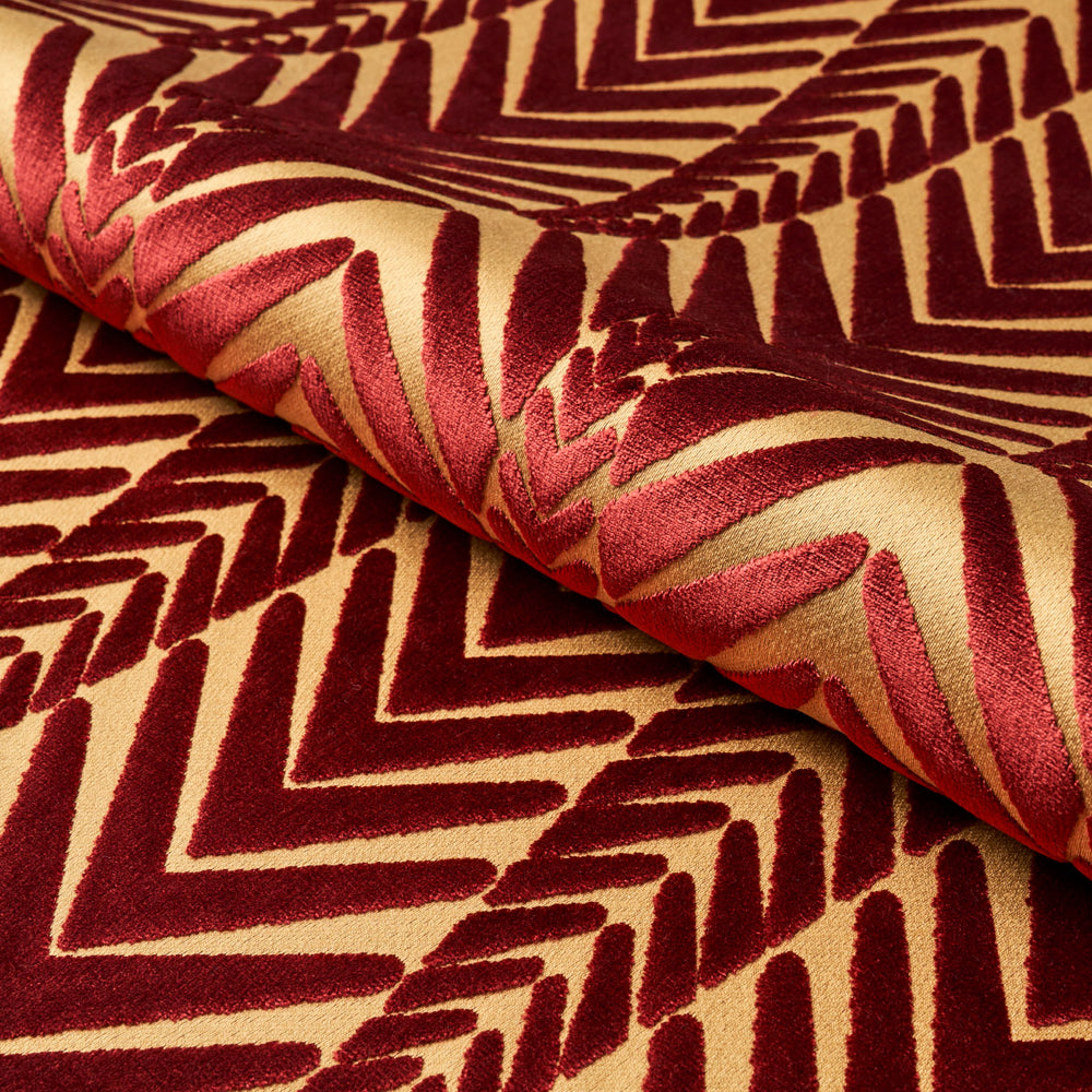 ZEBRA VELVET | Gold Plum