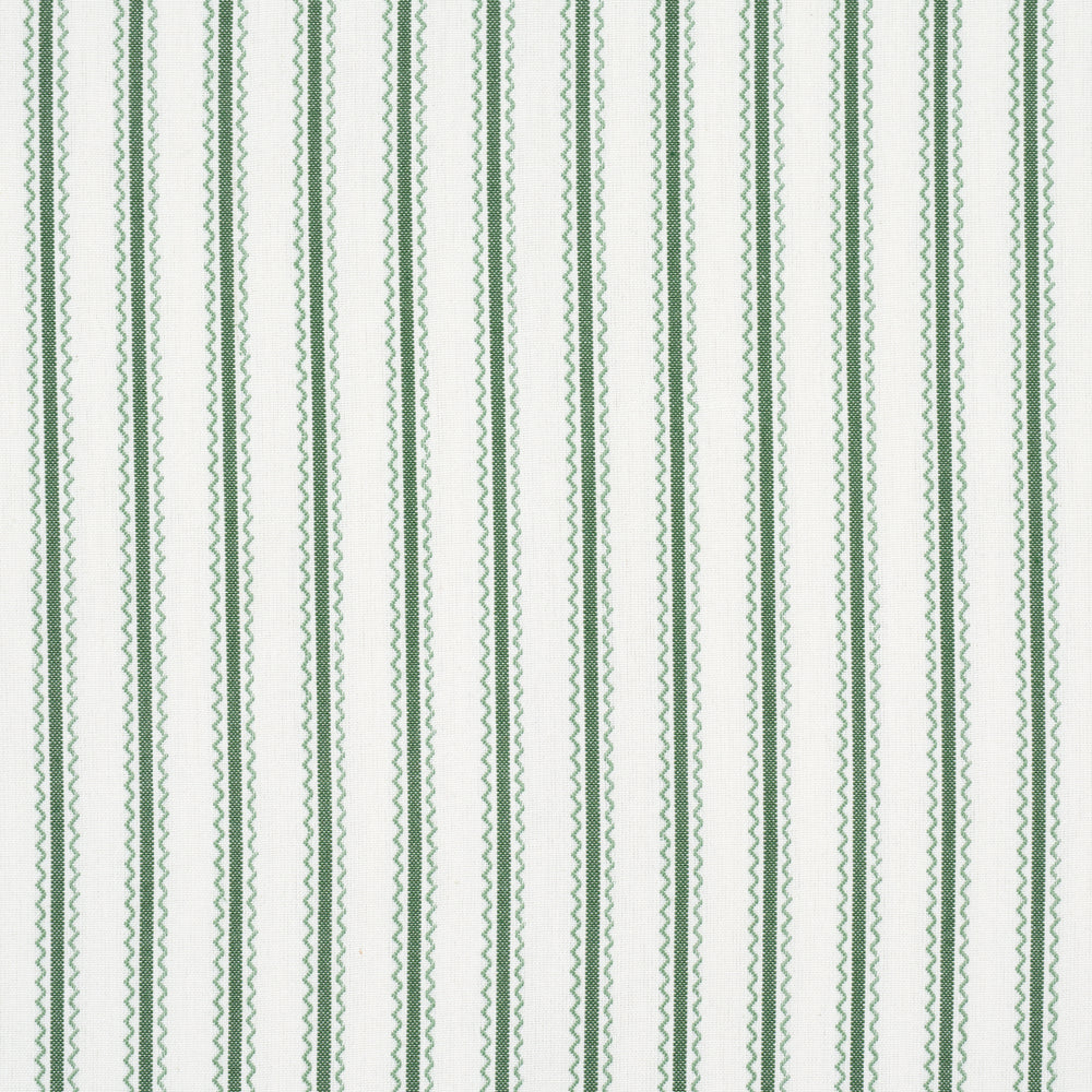 BIRDIE TICKING STRIPE | Leaf Green