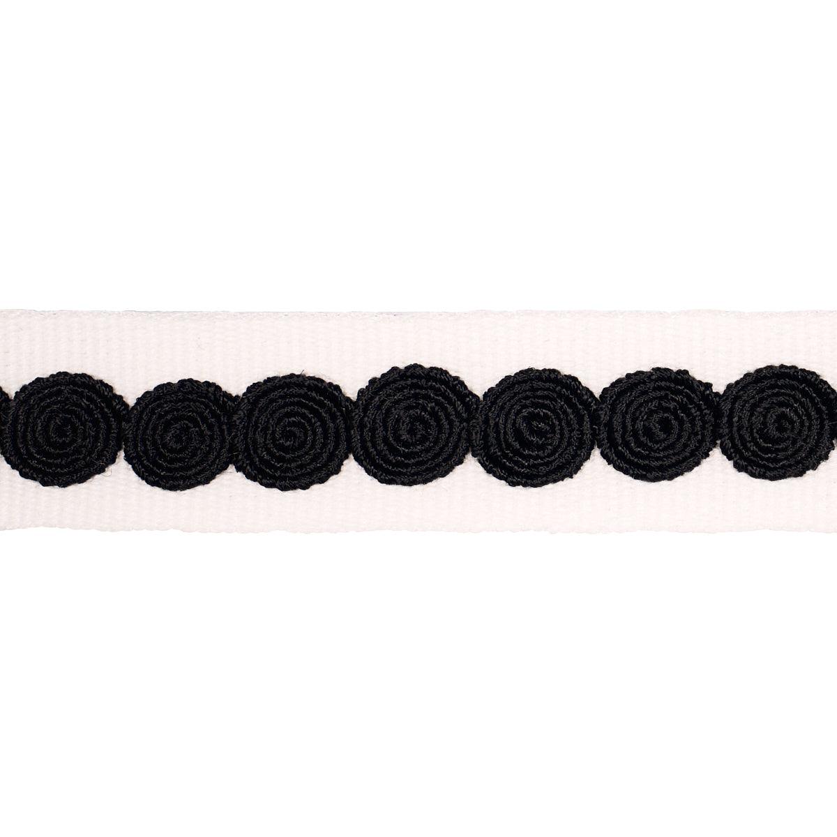 CASTILLE TAPE NARROW | Black On Ivory