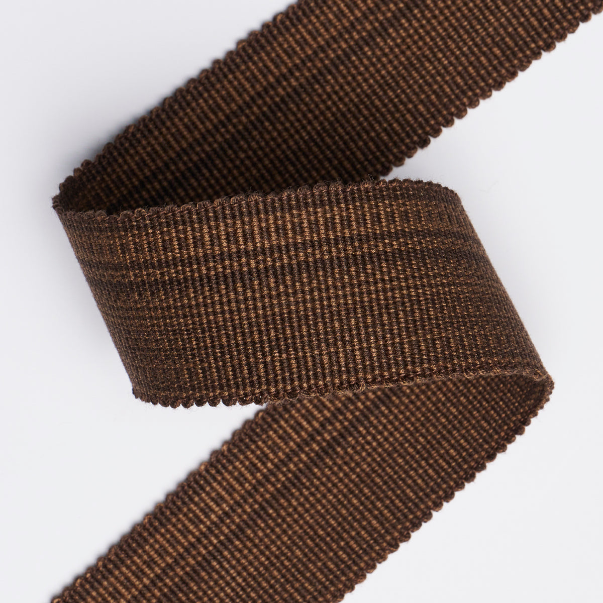 COTTON STRIÉ TAPE MEDIUM | Chestnut