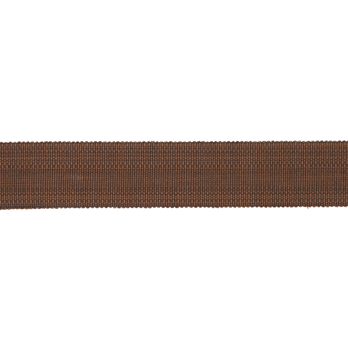 COTTON STRIÉ TAPE WIDE | Chestnut