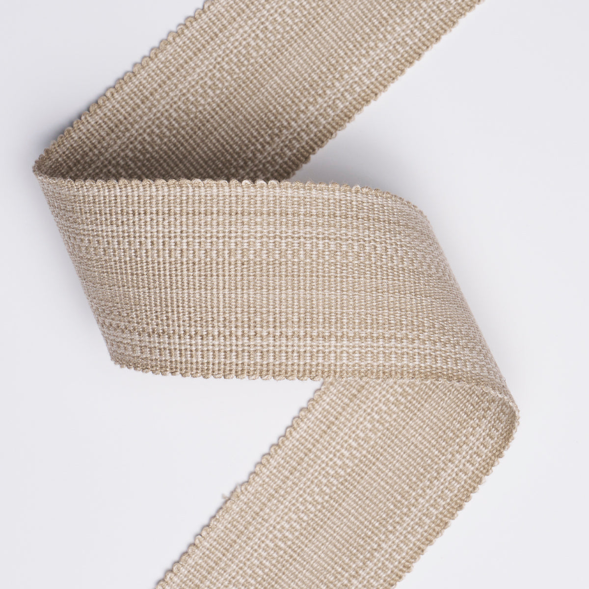 COTTON STRIÉ TAPE WIDE | Sand