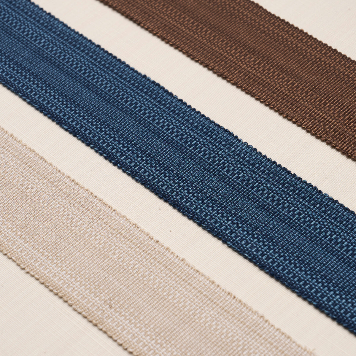 COTTON STRIÉ TAPE WIDE | Sand