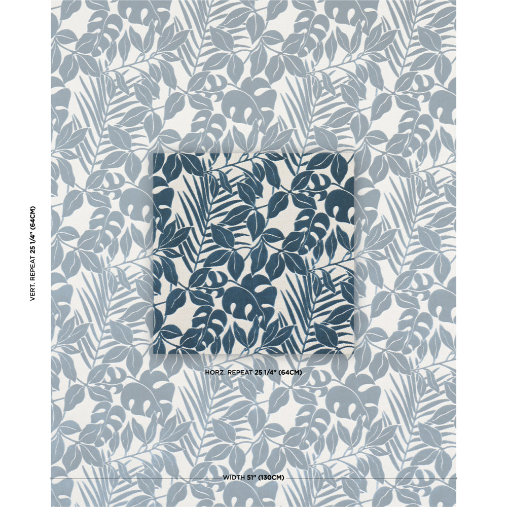 MIRAMAR INDOOR/OUTDOOR VELVET | Cadet