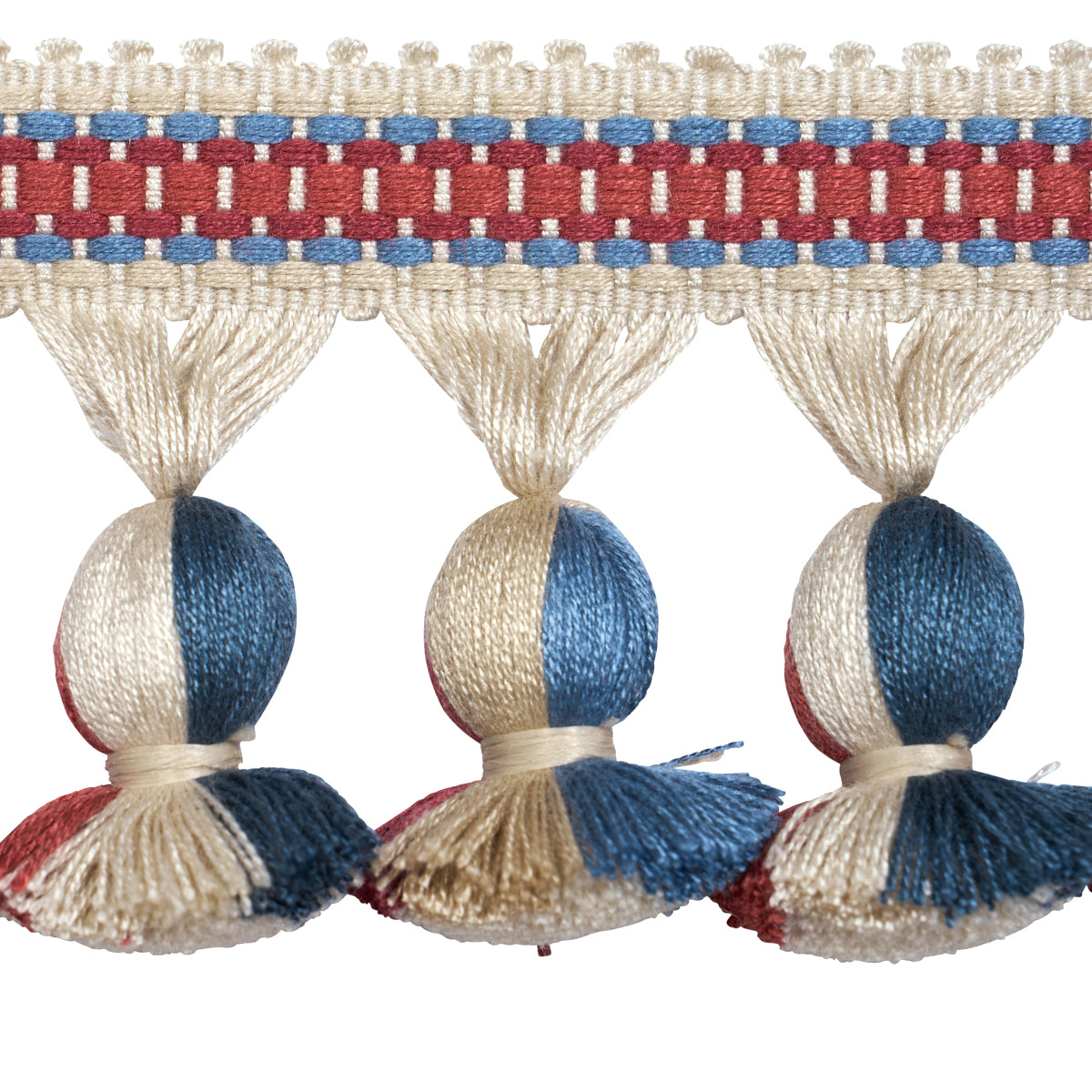 ALI TASSEL | ROUGE & NAVY