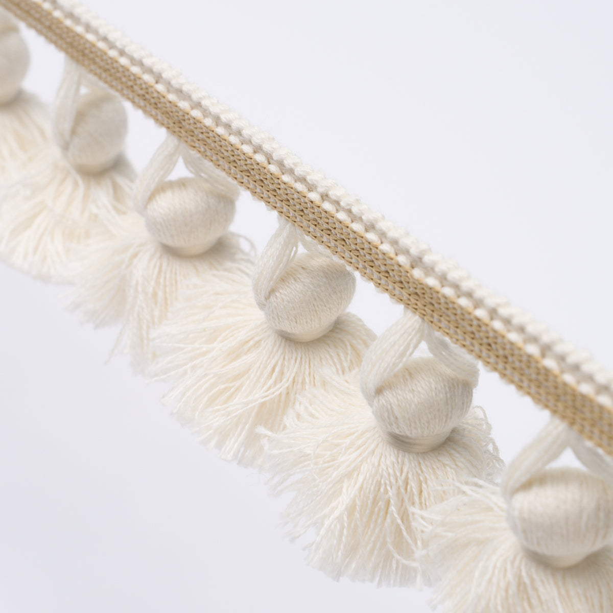 COTTON TASSEL FRINGE | IVORY