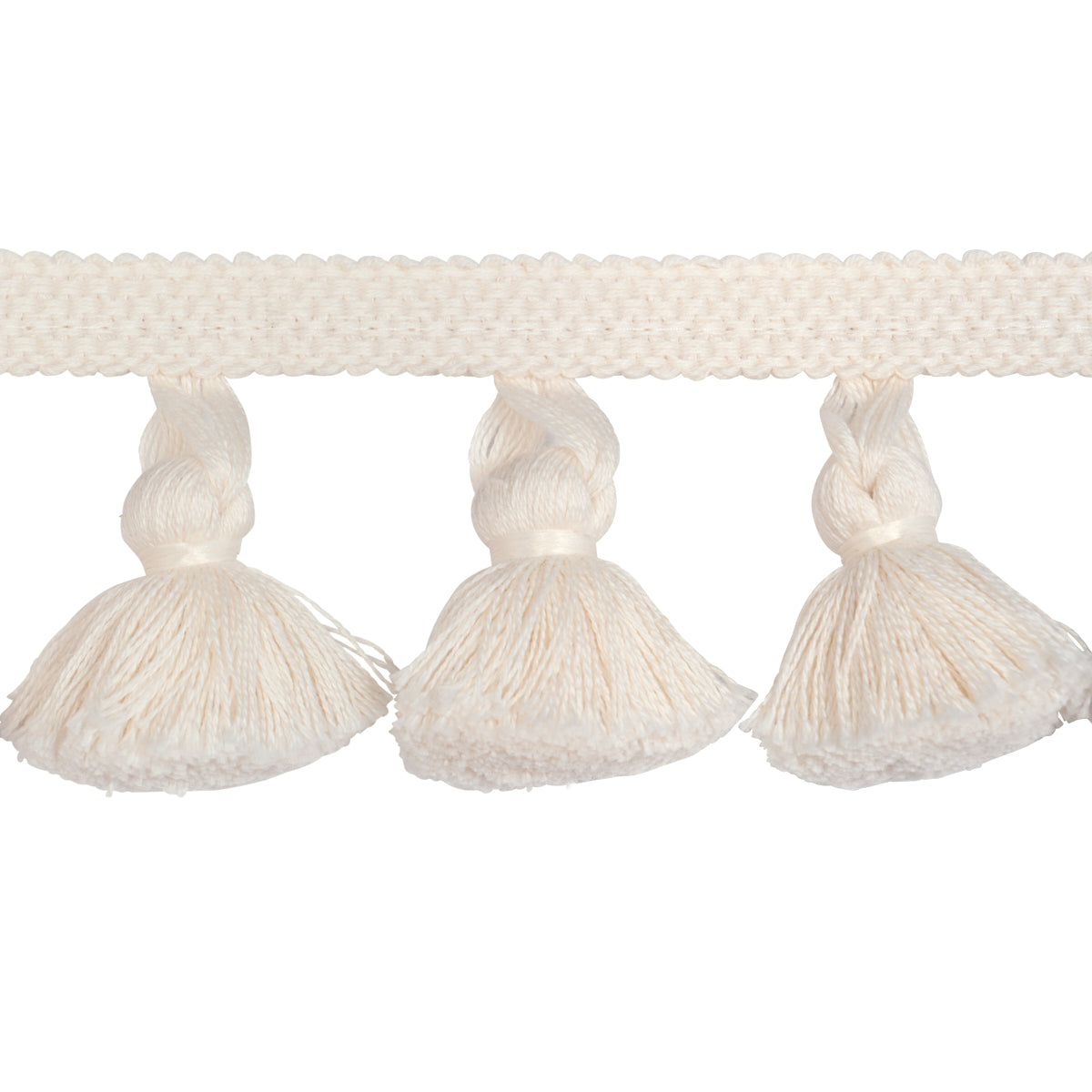 COTTON TASSEL FRINGE | IVORY