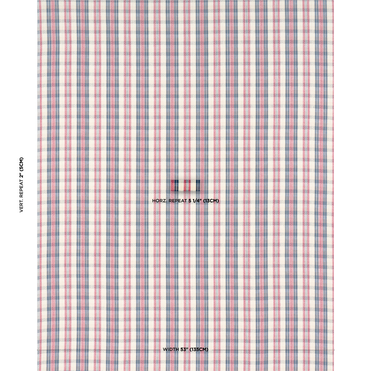 FONDA HAND WOVEN PLAID | ROUGE & NAVY