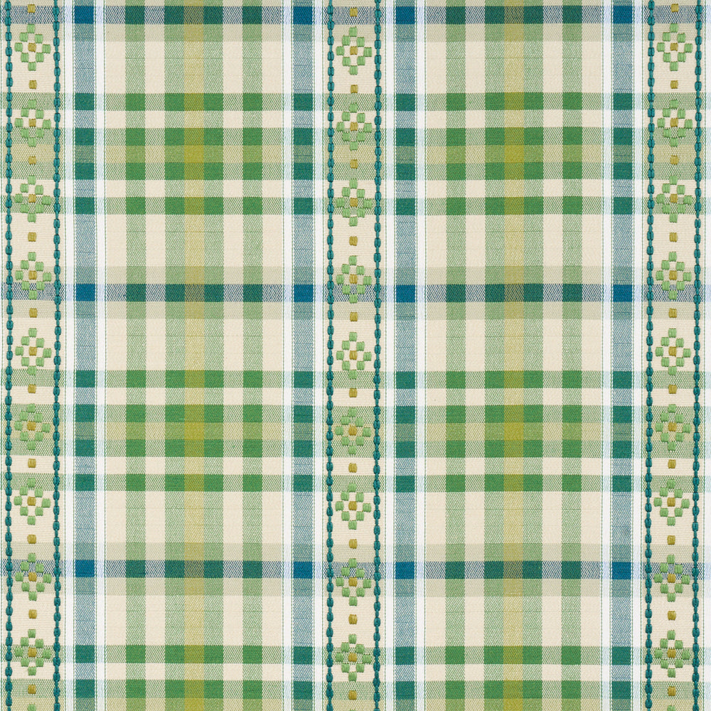 HUTTON HAND WOVEN CHECK | Leaf