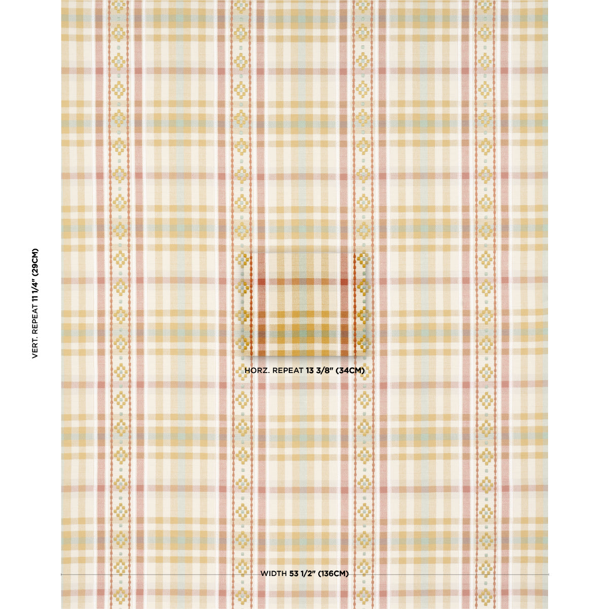 HUTTON HAND WOVEN CHECK | OCHRE