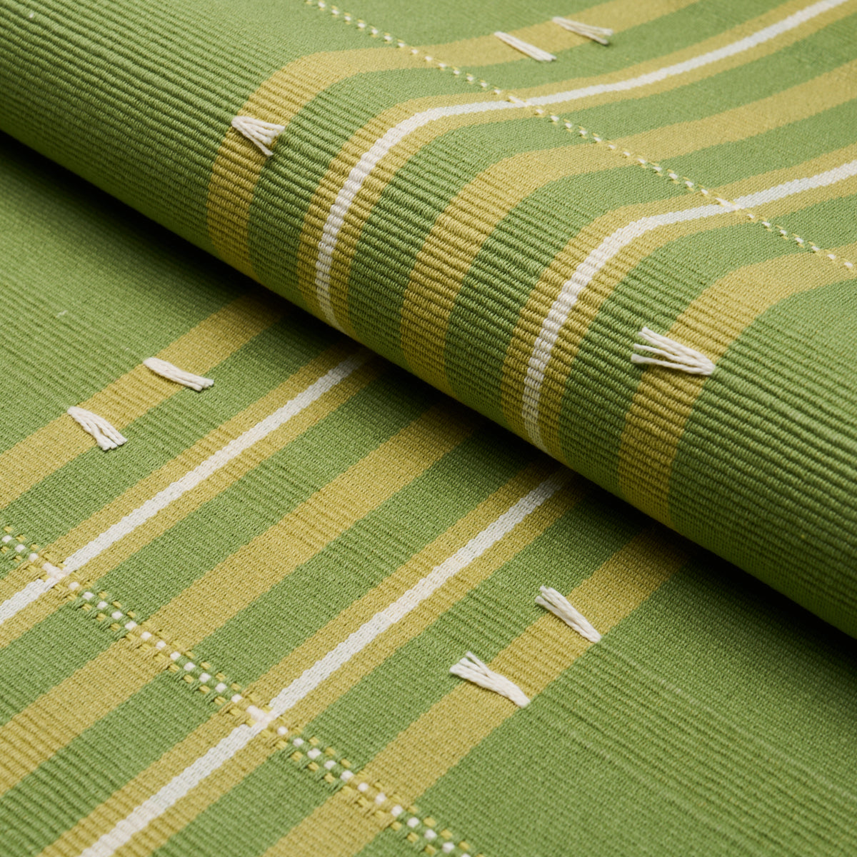 REMMY HAND WOVEN STRIPE | LEAF