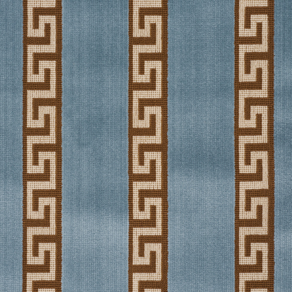 DARIUS VELVET STRIPE | Aquamarine