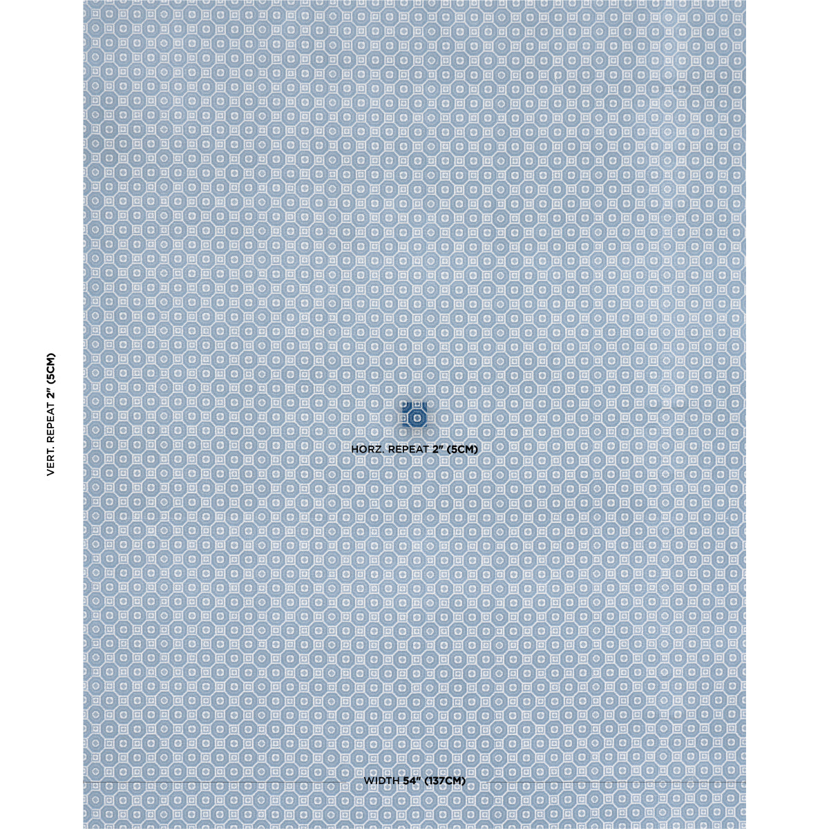 TRIANON CUT VELVET | Azur