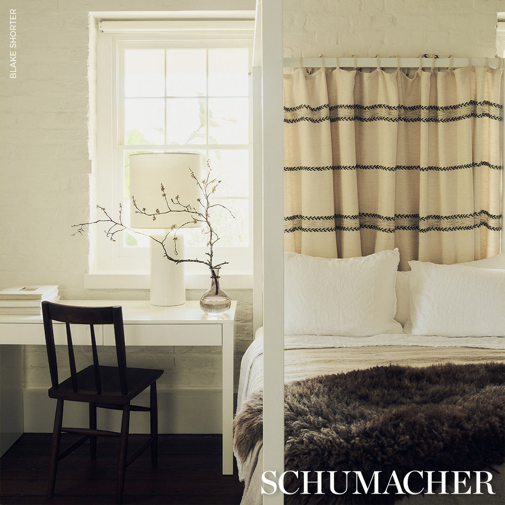 PLAINS STRIPE CASEMENT | Graphite