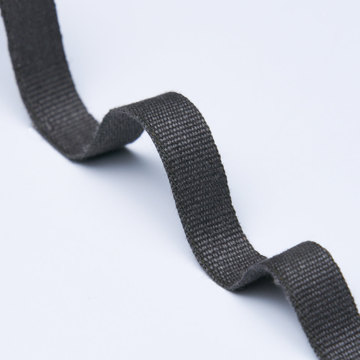 MATHIAS LINEN TAPE NARROW | Charcoal