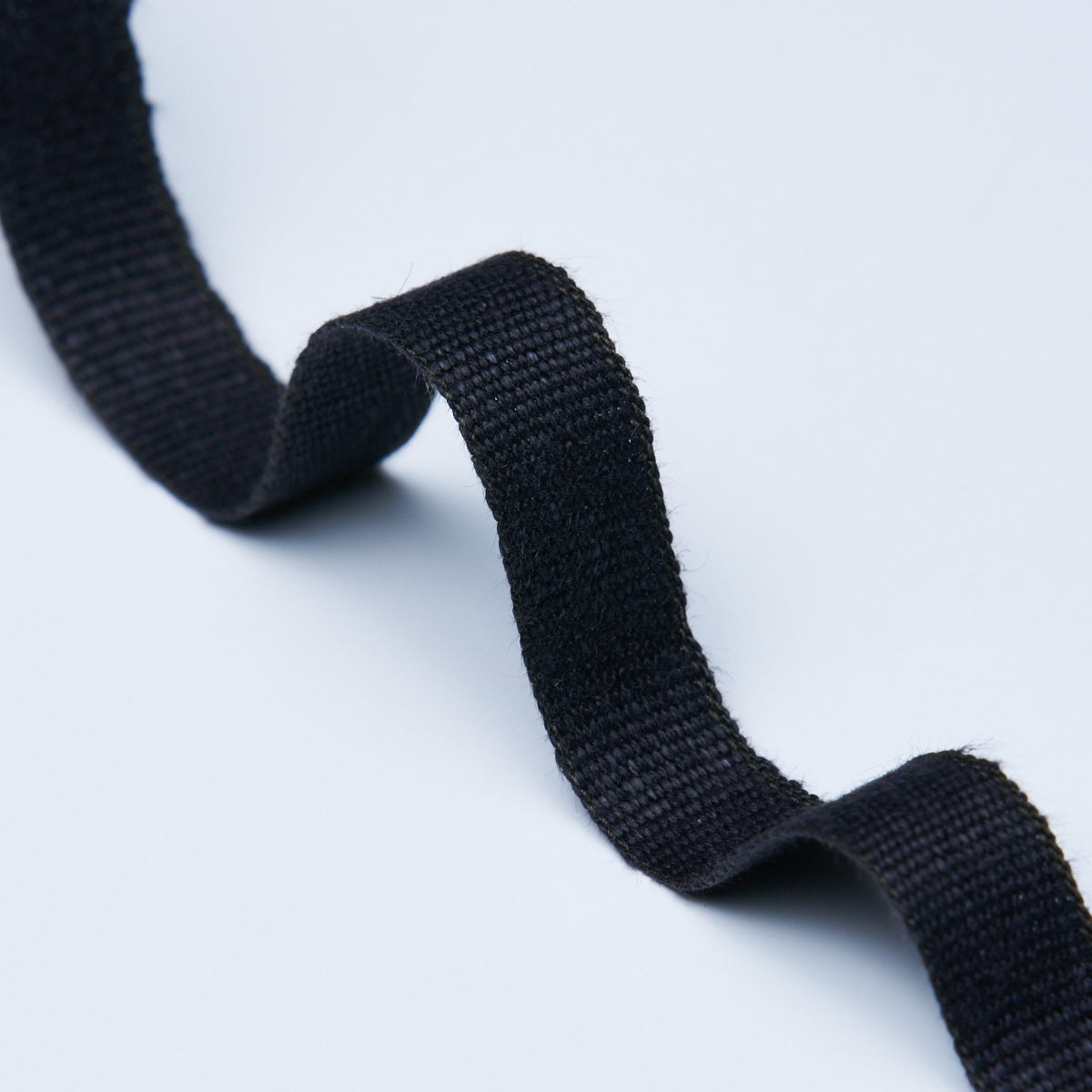 MATHIAS LINEN TAPE NARROW | Black