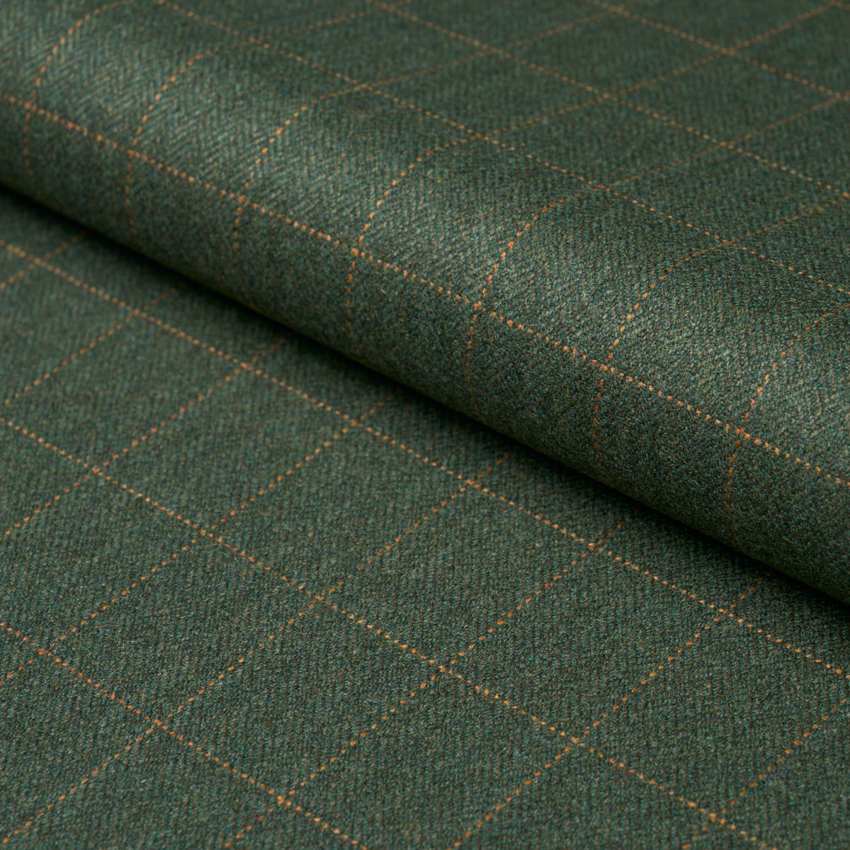 THOMPSON MERINO WINDOWPANE | Hunter Green