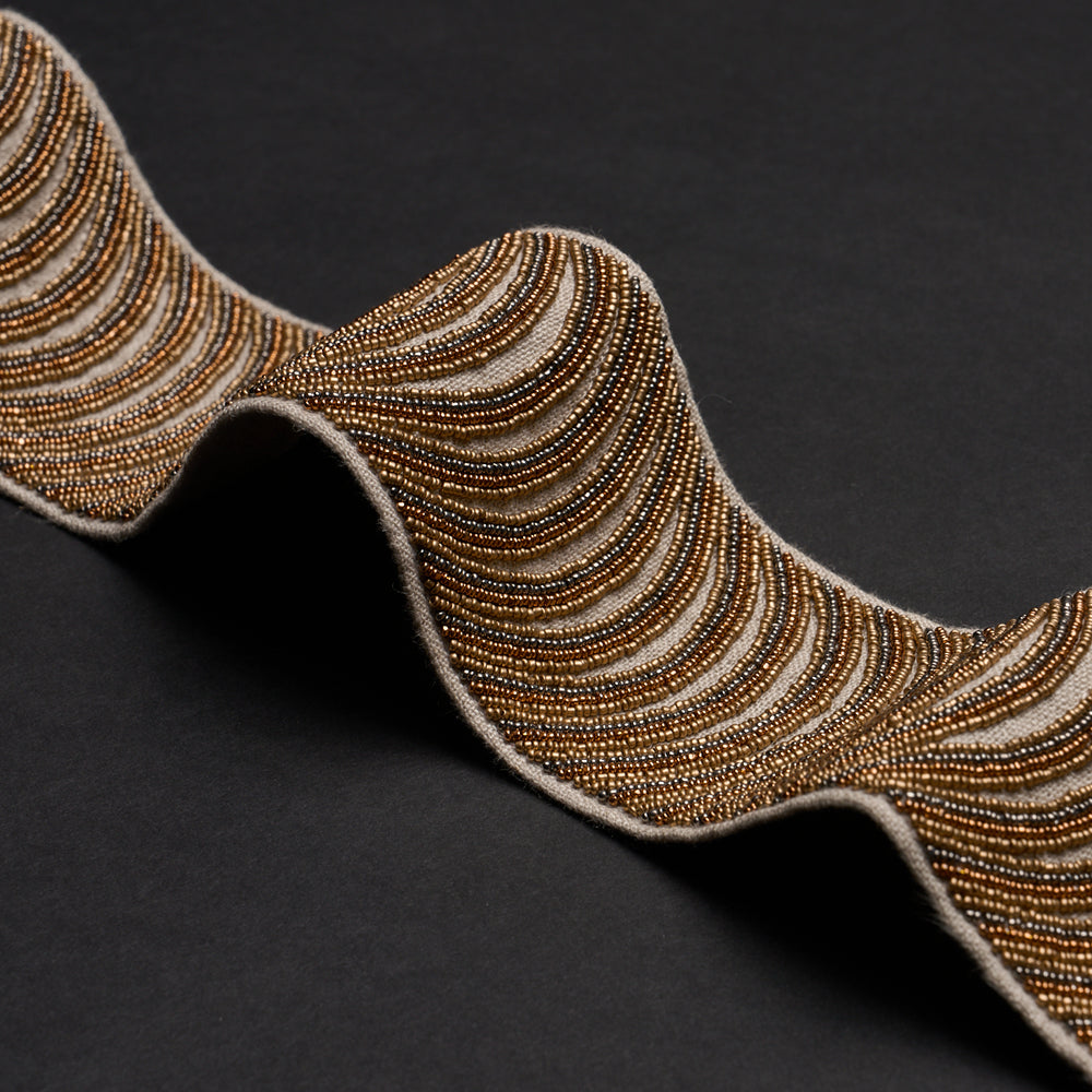 ZIEGFELD HAND BEADED TAPE | Ebony