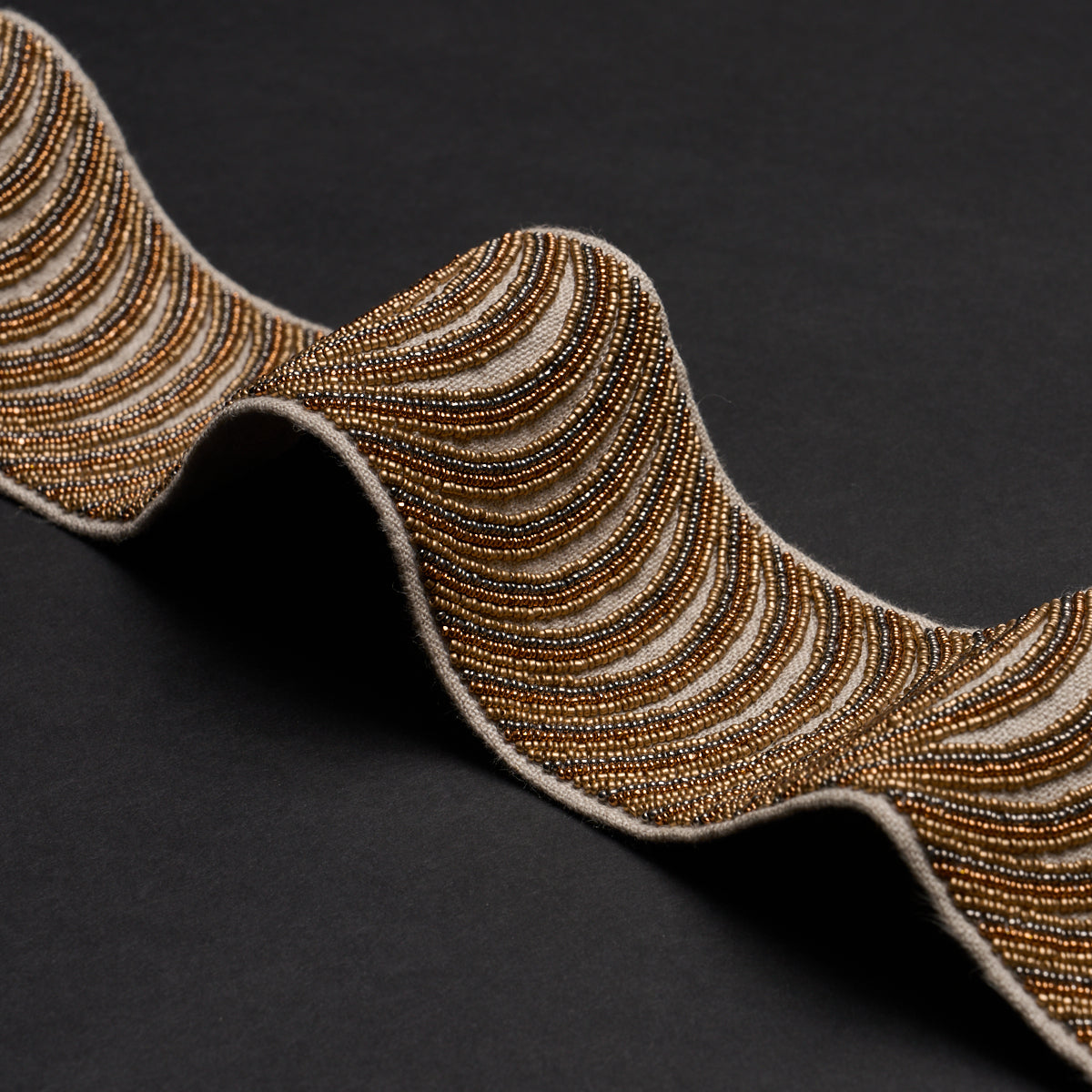 ZIEGFELD HAND BEADED TAPE | Ebony