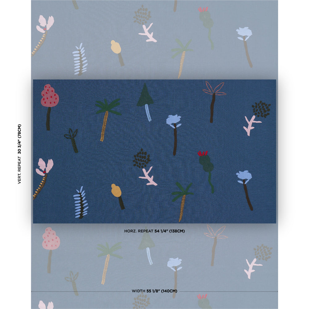 TROPICAL TREES | Blue