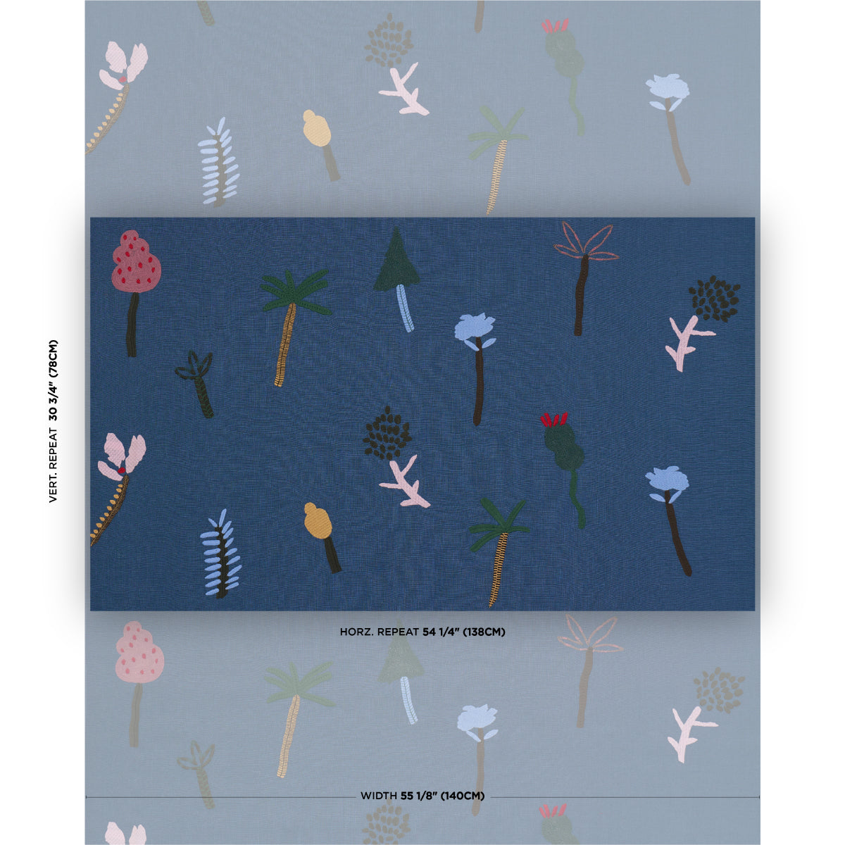 TROPICAL TREES | Blue