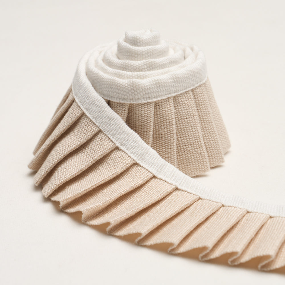 CLARA PLEATED TAPE | Neutral