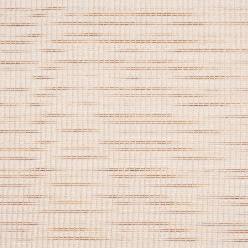 PAYTON LINEN SHEER GRID | Natural