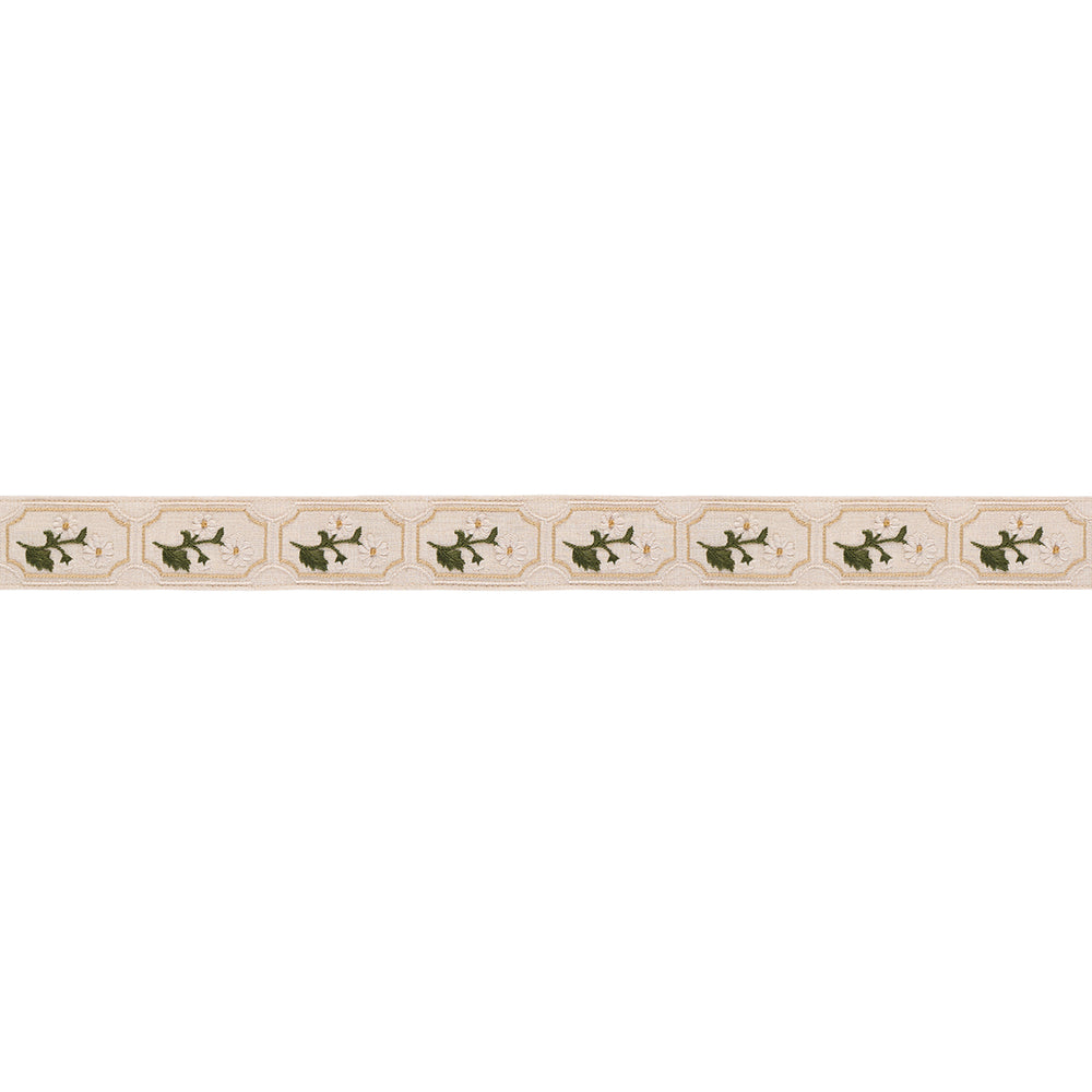 JOLIE HAND EMBROIDERED TAPE | Neutral
