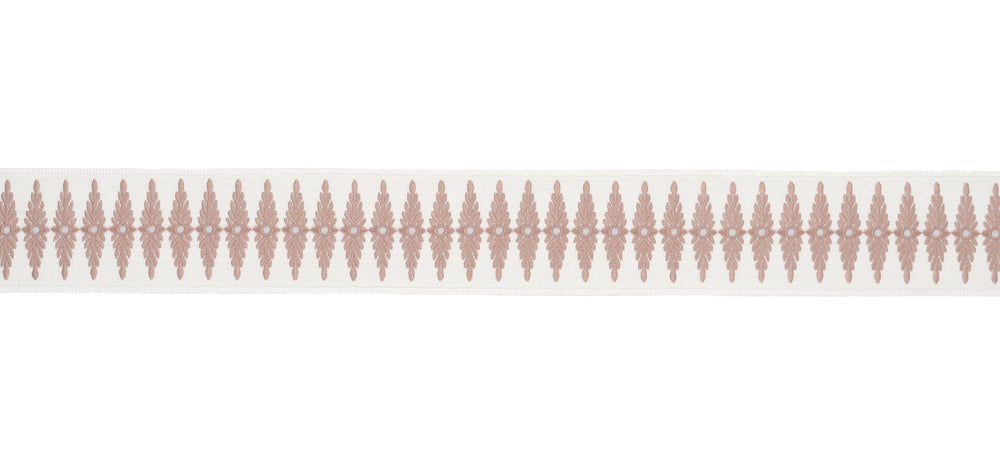 GENEVIEVE EMBROIDERED TAPE | Blush