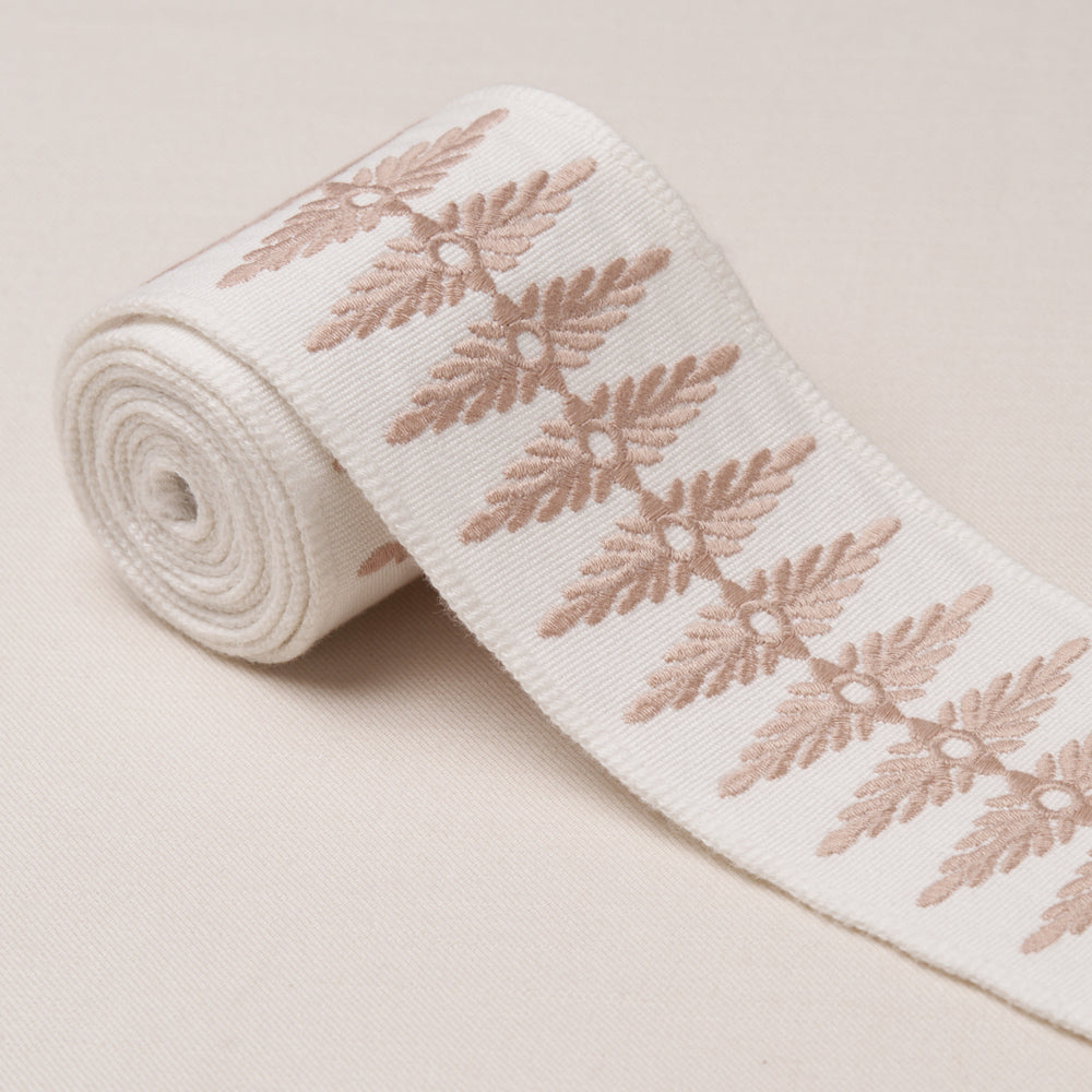 GENEVIEVE EMBROIDERED TAPE | Blush
